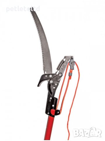 Ножица и трион за високо рязане комплект с метална телескопична дръжка