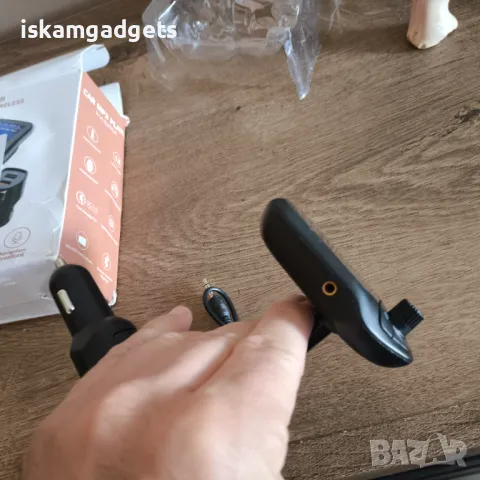 Трасмитер модулатор за автомобил FM Techstar® Bluetooth 4.0 AUX USB QC3.0 Display 1.8" MP3, снимка 8 - Аксесоари и консумативи - 47635058