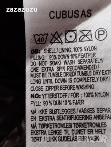 Олекотена пухенка черна, снимка 5 - Якета - 38173588