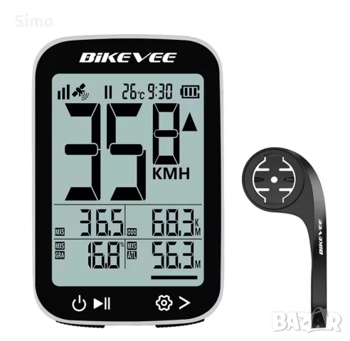 GPS велокомпютър BIKEVEE 100 А