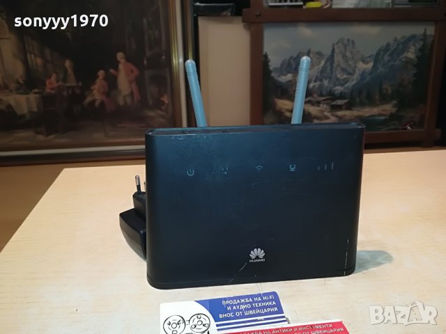 HUAWEI MTEL-4G РУТЕР С 2 СИВИ АНТЕНИ 1708211131, снимка 3 - Рутери - 33838374