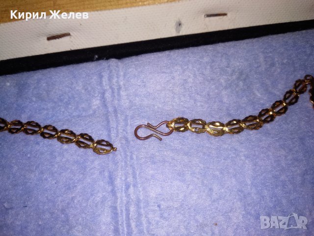 БУДИСТКА ТИБЕТСКА РЯДКА КОЛЕКЦИОНЕРСКА ПОЗЛАТЕНА ТРАДИЦИОННА ОГЪРЛИЦА от БЛАГОРОДНА СТОМАНА 8392, снимка 10 - Антикварни и старинни предмети - 40392449