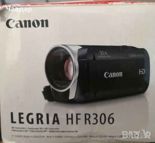 Видеокамнера Canon Legria HF R306, снимка 3 - Камери - 49334551