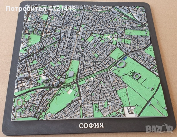 3D София на Длан: Декоративен макет на Столицата, снимка 8 - Декорация за дома - 53970904