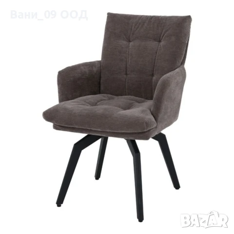 Луксозен въртящ се трапезен стол, снимка 7 - Столове - 50705762