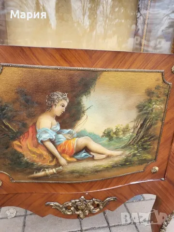 Красива барокова витрина 0185, снимка 8 - Секции и витрини - 48280590