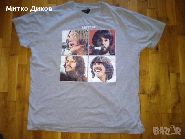 Бийтълс Beatles тениска принт размер ХЛ