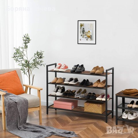 Шкаф за обувки / Рафт за обувки / Етажерка / Портманто BF24XJ01 , снимка 7 - Шкафове - 36597754