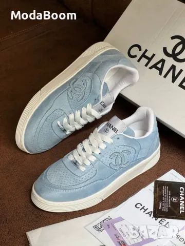 Ch🅰️nel сини дамски маратонки , снимка 2 - Маратонки - 48452628