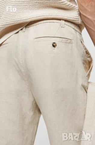 Ленен панталон Mango, снимка 6 - Панталони - 50706057