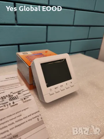 Електронен термостат, 5A Програмен термостат с LCD дисплей, снимка 3 - Друга електроника - 49766868