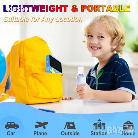 НОВА, ТЕСТВАНА 32-битова ръчна игрова конзола за деца, 3.0" IPS екран с вградени 139 HD видеоигри..., снимка 3 - Други игри и конзоли - 50577145