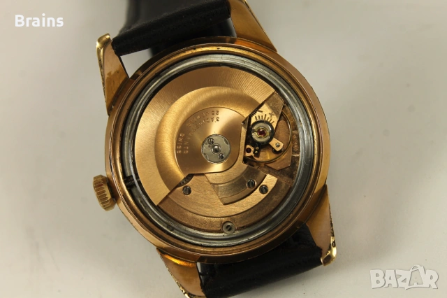 1950's ATLANTIC Automatic Позлатен Швейцарски Ръчен Часовник, снимка 9 - Мъжки - 54079774