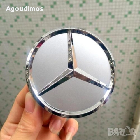 Комплект от 4бр. капачки за джанти Mercedes, снимка 4 - Аксесоари и консумативи - 52099571