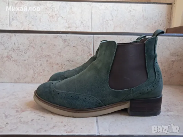 Велурени боти, снимка 2 - Дамски боти - 48057540