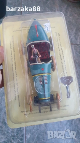 Ламаринена Играчка с кутия и ключе, снимка 6 - Колекции - 53258017