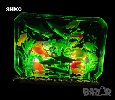 нощни лампи с лед светлина от епоксидна смола, снимка 13 - Други - 49226848