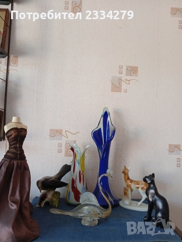 Стари порцеланови и стъклени фигури, снимка 2 - Антикварни и старинни предмети - 54322861