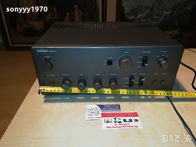 WEGA v3841-2 amplifier-made in japan-внос швеицария, снимка 7 - Ресийвъри, усилватели, смесителни пултове - 29487083