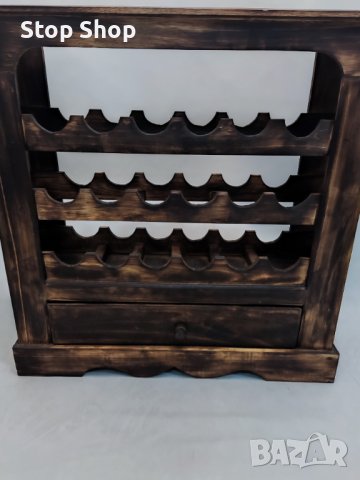 Шкаф за вино дървен ръчно правен Индонезия , снимка 6 - Шкафове - 40150960