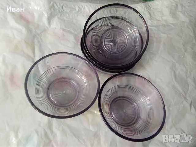 Продавам купички от цветно стъкло 