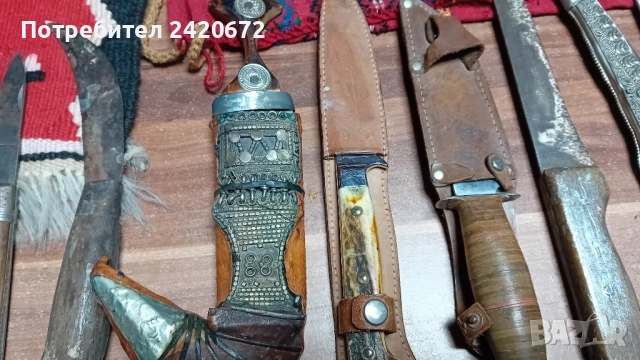ловни,ковани ками ,ханджари,кумая,ножове, снимка 14 - Антикварни и старинни предмети - 52070906
