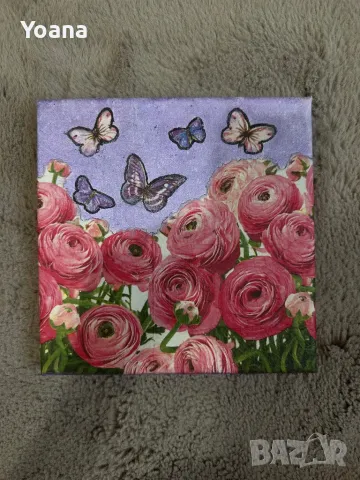 Картина с рози