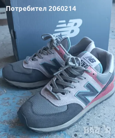 New Balance 574, Номер 39 отговарят на 38,5, снимка 5 - Маратонки - 47387483