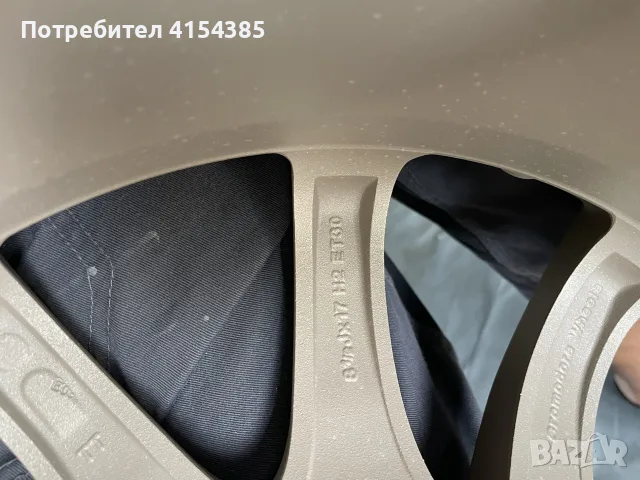 Оригинални джанти за SLK 2010година, снимка 5 - Гуми и джанти - 56081556