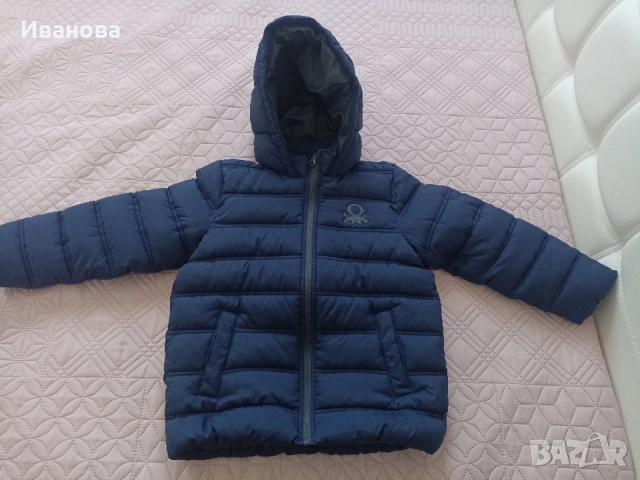 Детско топло зимно яке Benetton 122см