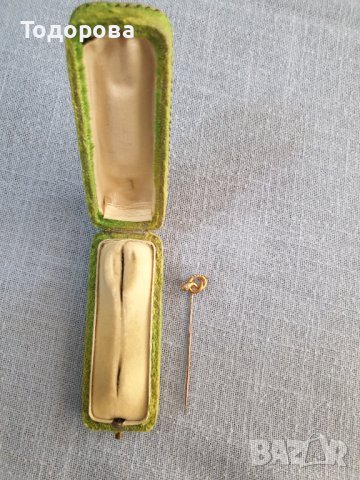 Старинно бижу - игла с форма на змия в  кутия., снимка 5 - Антикварни и старинни предмети - 42142348