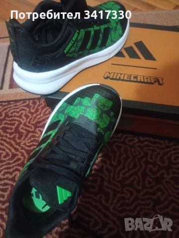 ОРИГИНАЛНИ ДАМСКИ МАРАТОНКИ ADIDAS MINECRAFT , снимка 6 - Маратонки - 52869367