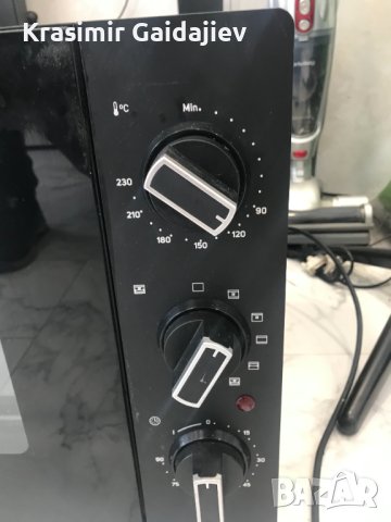 TAURUS - Грил фурна 60л 2000w черна , снимка 2 - Печки, фурни - 40480707