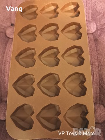 3D молд сърца, снимка 2 - Форми - 34908426