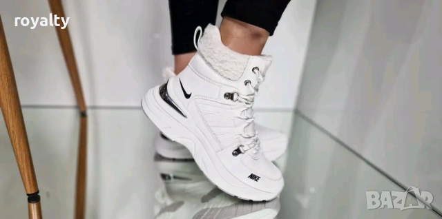 Nike Бели Дамски Спортни Боти С Вата Номерации 36-41, снимка 8 - Дамски боти - 52432589