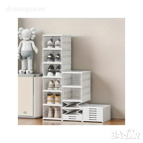 4951 Сгъваем Органайзер за Обувки и Аксесоари – Компактен и Твърд, снимка 8 - Други стоки за дома - 53929299