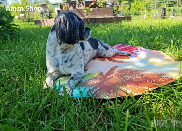 Охлаждаща подложка за кучета и котки  60 см. с гел предпазва от прегряване, снимка 9 - За кучета - 50728956