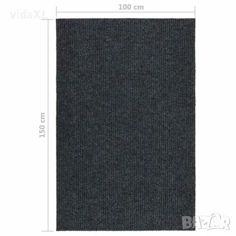 vidaXL Абсорбиращо мръсотията килимче, 100x150 см, антрацит, снимка 5 - Килими - 56146804