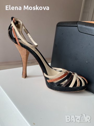 Fendi Дамски официални Сандали номер 38.5, снимка 4 - Дамски обувки на ток - 44415778