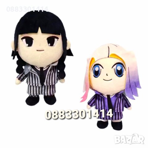 Уенсдей Адамс Плюшена Wednesday Adams , снимка 8 - Плюшени играчки - 40732271
