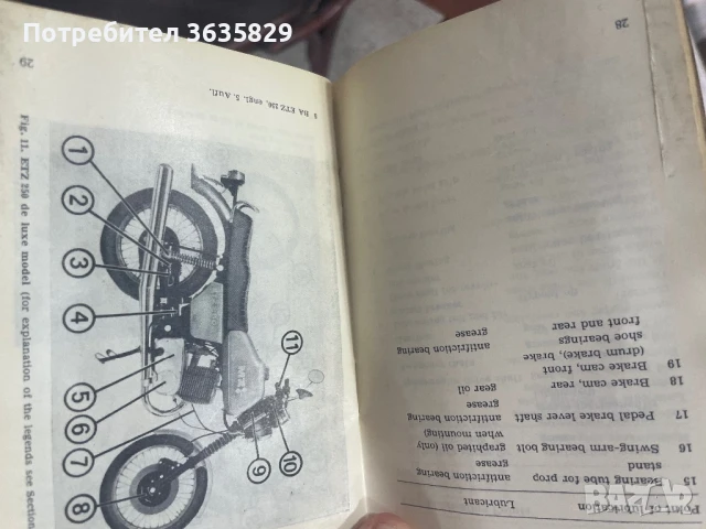 Книжка / ръководство / за експлоатация MZ ETZ 250, снимка 3 - Аксесоари и консумативи - 50613302