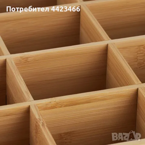 Бамбукова кутия за съхранение , снимка 7 - Органайзери - 56245100