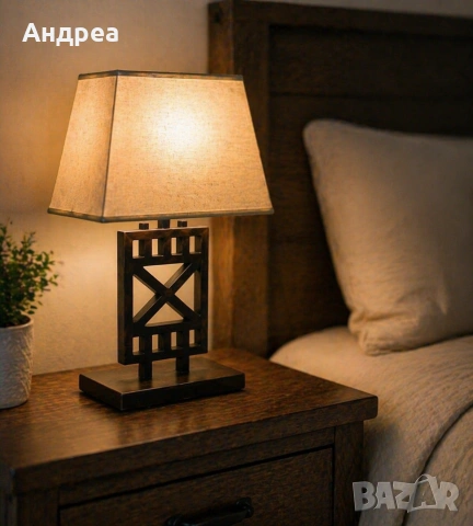 Комплект 2 бр. нощни лампи, снимка 3 - Настолни лампи - 54274020