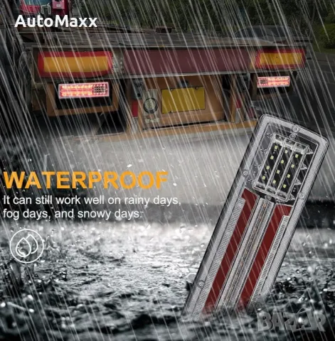 LED задни светлини за камиони 12V/24V, снимка 7 - Аксесоари и консумативи - 49673338