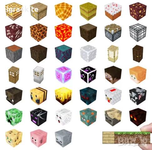 ХИТ! 500/400/300/200/100 бр. Майнкрафт Магнитни Кубчета С ГЕРОИ + ДОСТАВКА, снимка 5 - Образователни игри - 52754965