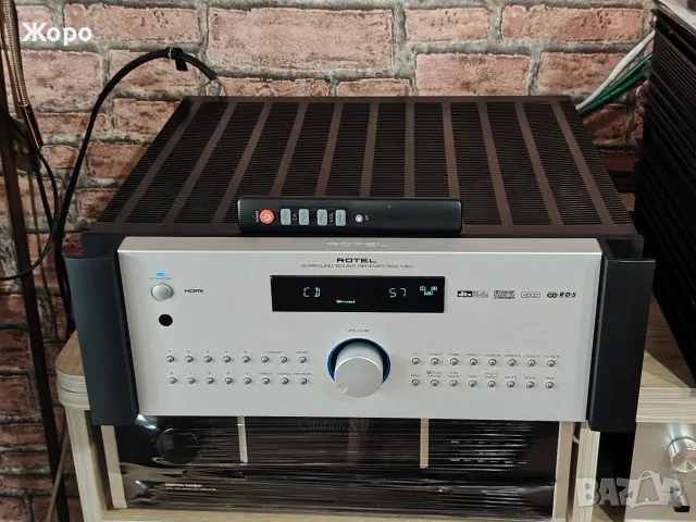 ⏯️Клип. Rotel RSX-1057 audiophile transistor receiver, снимка 2 - Ресийвъри, усилватели, смесителни пултове - 55844231