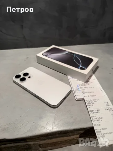 КАТО НОВ Iphone 16 Pro 512 GB White, снимка 3 - Apple iPhone - 56420106