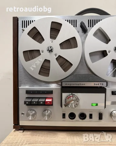 🔈Ретро ролков магнетофон с вграден усилвател и колони  TELEFUNKEN M204 TS E 4 - профилактиран, снимка 2 - Радиокасетофони, транзистори - 56180005