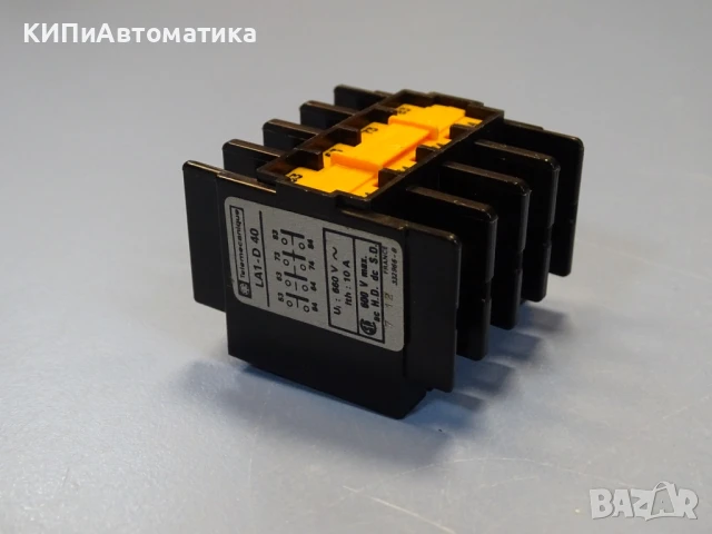 помощни контакти Telemecanique LA1-D40 Auxiliary contact block 10A