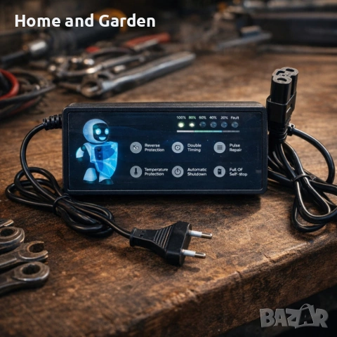 Интелигентно зарядно за електрически скутери – 48V / 20A, мощно и ефективно ⚡, снимка 2 - Други инструменти - 53936801